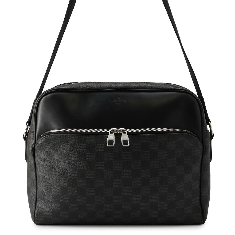 Louis Vuitton Damier Graphite Black Dayton Shoulder Bag Black